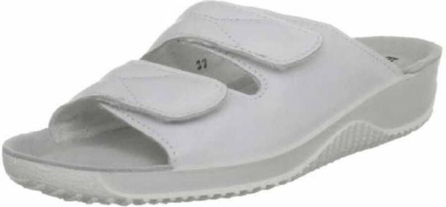 Rohde Leren Dames Slippers Wit