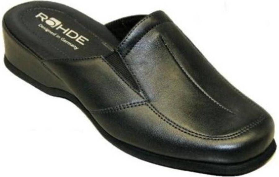 Rohde Dames Pantoffel Muil 6142-90 Zwart (40.5)