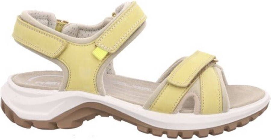 Rohde Flat Sandals Yellow Dames