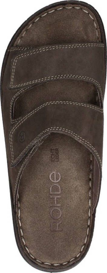 Rohde 6241 Volwassenen Heren slippers Bruin