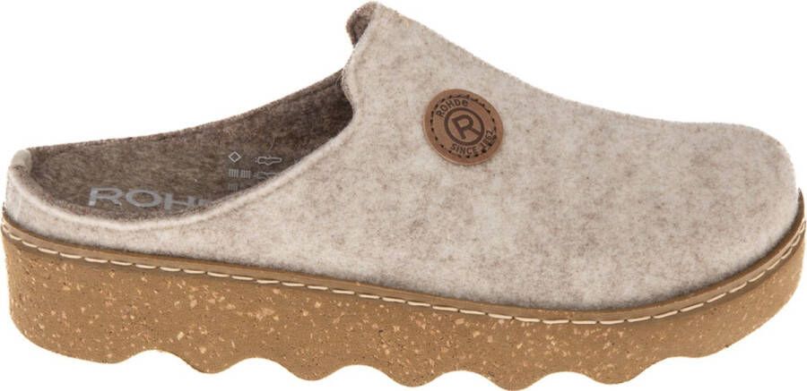 Rohde Pantoffels Foggia Pantoffel slof clog huis-slipper met profielzool - Foto 4