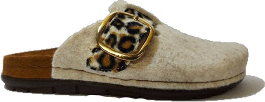 Rohde Pantoffel 6190 Linen Crème Zacht Voetbed 7½ - Foto 4