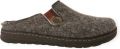 Rohde Pantoffels ASIAGO pantoffel clog slippers met zijlijk stretch met label - Grijs