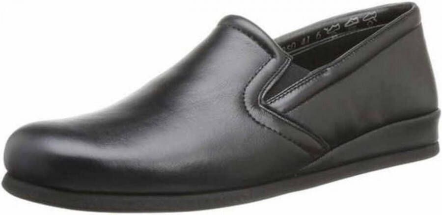 Rohde 6402~~~~~~~~~~~~~~~~~~~~~~~~~~ Heren pantoffels Zwart