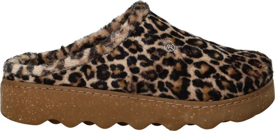 Rohde Dames Pantoffel Muil 6102-18 Panterprint