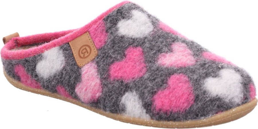 Rohde Pantoffels Dames Pink Uitneembaar Voetbed