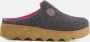 Rohde Comfortabele grijze pantoffel met roze details Black Dames - Thumbnail 1