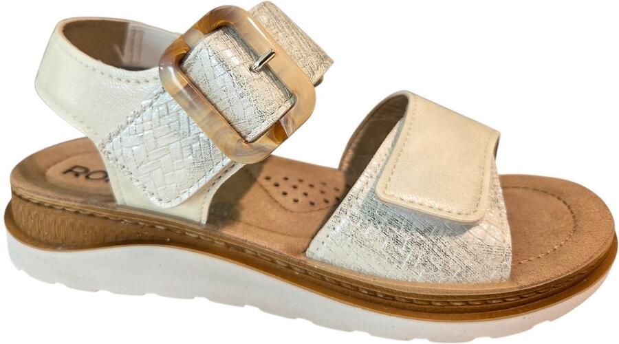 Rohde 1311 01 Sandalen Wit Leer Dames Wit