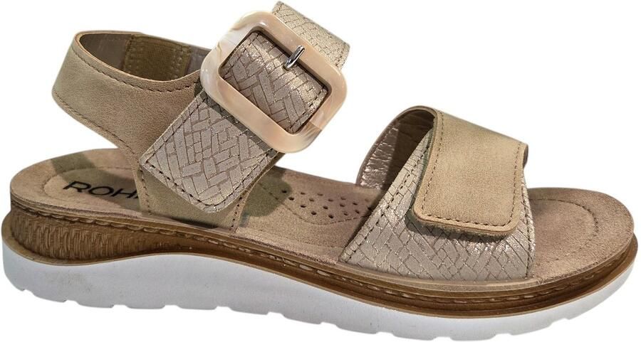 Rohde 1311 14 Sandalen Beige Leer Dames