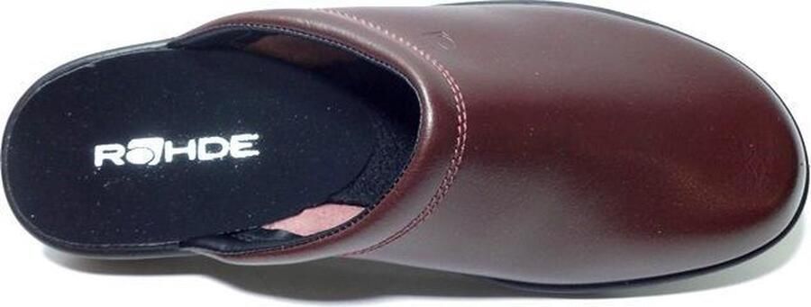 Rohde 1550 Muil Slippers Wijnrood 10½ - Foto 5