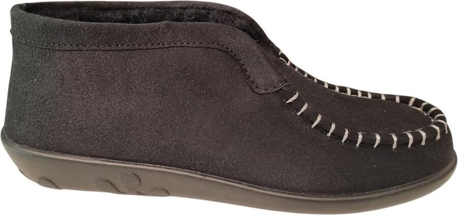 Rohde 2236 90 Dames Gesloten Pantoffels Zwart