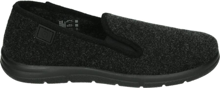 Rohde 2621 Heren pantoffels Zwart