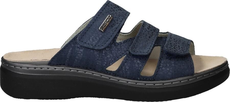 Rohde Slippers 5221 Donkerblauw Verwisselbaar Voetbed
