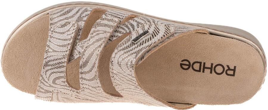 Rohde 5221~~~~~~~~~~~~~~~~~~~~~~~~~~ Dames slippers Wit beige - Foto 5