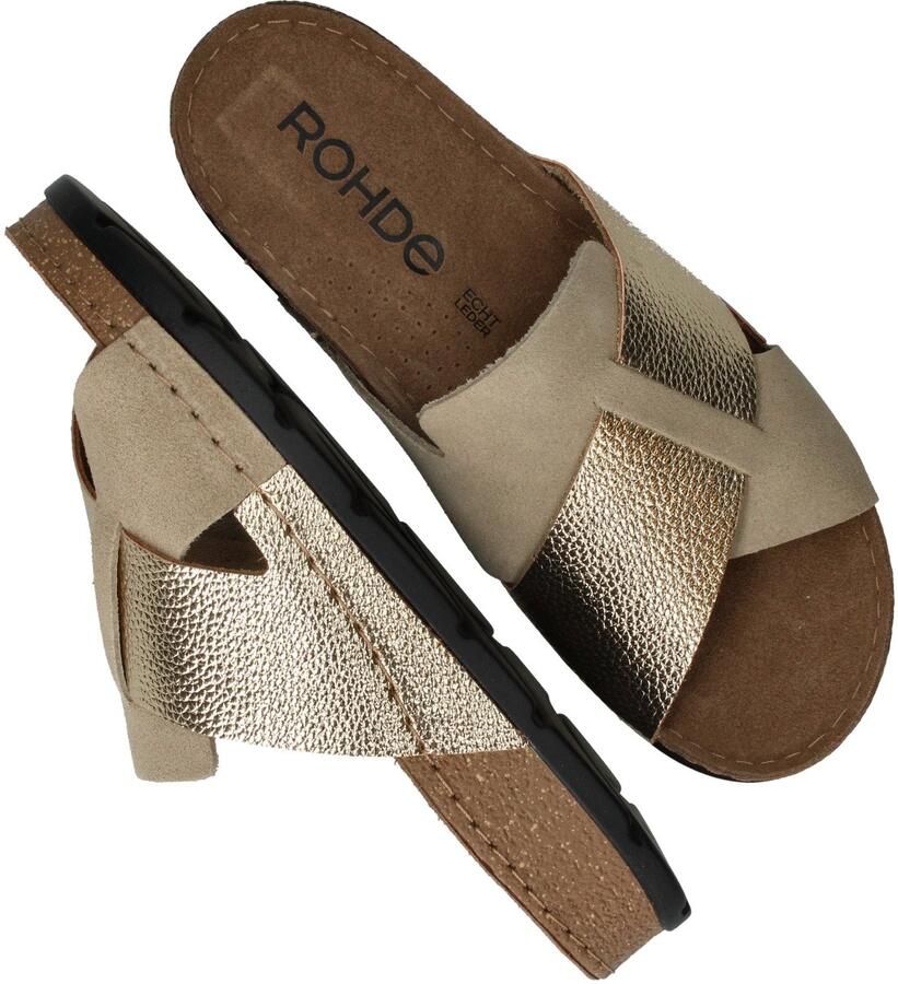Rohde Slippers Soave Zomerschoen huisschoen slippers strandschoen met zacht voetbed