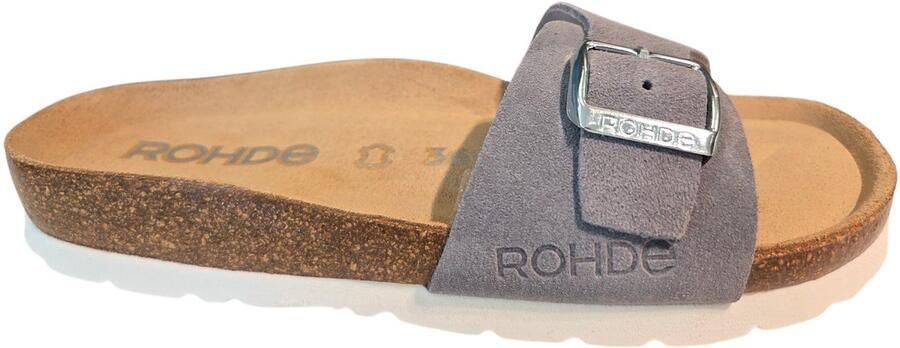 Rohde Slippers sleehak zomerschoen pantoffels met voorgevormd voetbed