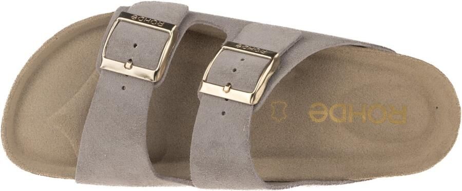 Rohde Slippers sleehak zomerschoenen slippers met voorgevormd soft voetbed