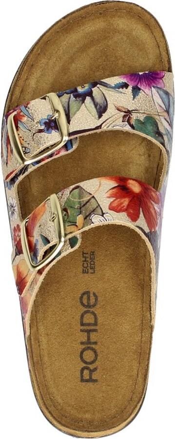 Rohde Slippers Rodigo sleehak zomerschoen pantoffels met zacht voetbed - Foto 3