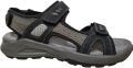 Rohde 5940 90 Sandalen Zwart Nubuck Heren Zwart - Zwart