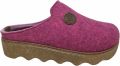 Rohde 6122 46 Pantoffels Open Sloffen Roze Vilt Dames Roze - Roze