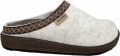 Rohde 6425 13 Pantoffel Open Sloffen Wit Vilt Dames -Wit - Beige
