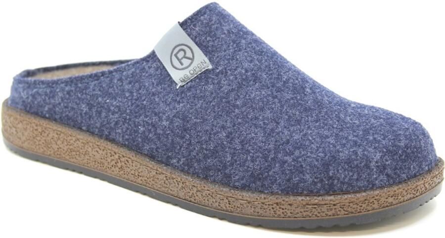 Rohde Heren Pantoffel Muil 6782-56 Blauw