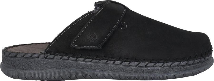 Rohde Zwarte herenhuisslippers voor thuis
