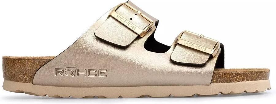 Rohde Slippers Alba Zomerschoen huisschoen strandschoen slippers met gespsluitingen - Foto 3