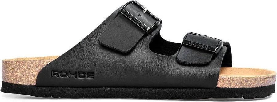 Rohde Zwarte Alba Damessandaal Comfortabel