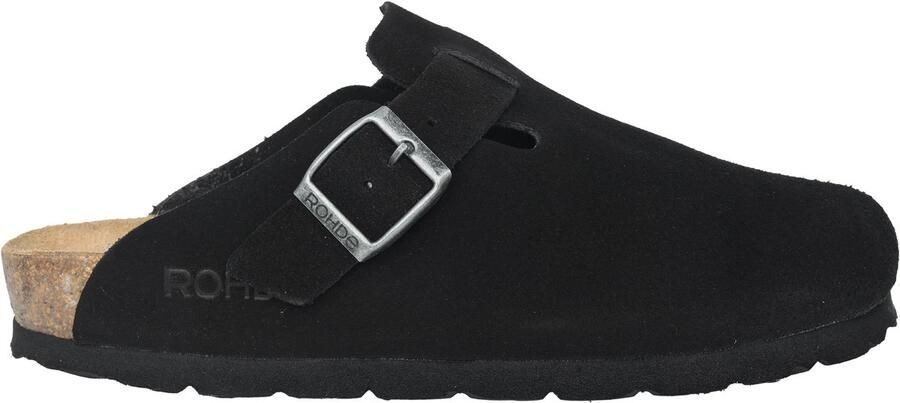 Rohde Alba dames slof Zwart