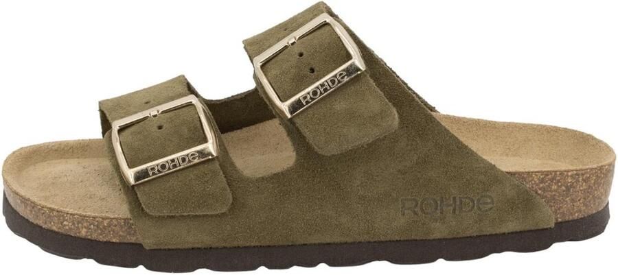 Rohde Stijlvolle Leren Slippers Oranje Orange Dames - Foto 4
