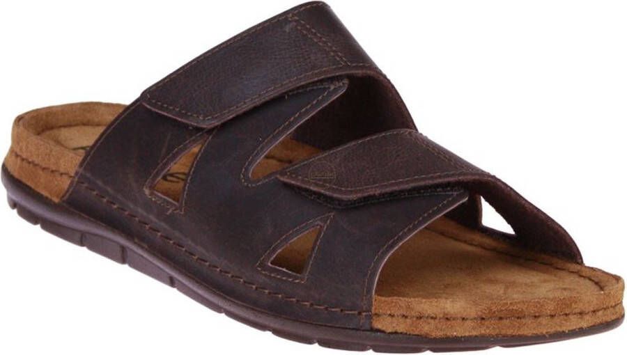 Rohde Bruine Slipper Velcro