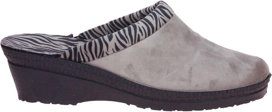 Rohde Pantoffels 2465 Taupe Zebra Print 6½ - Foto 5