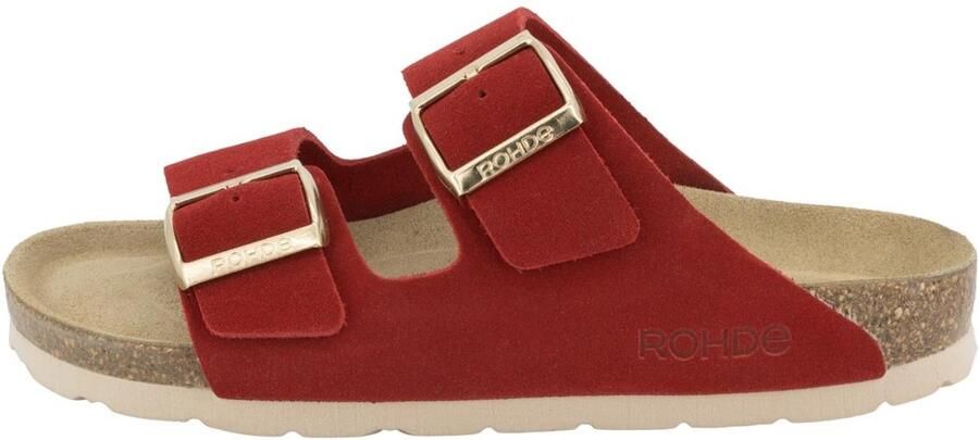 Rohde 5590 43 Slippers Rood Suede Dames Rood - Foto 3