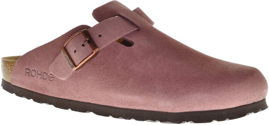 Rohde -Dames oud roze slippers & muiltjes