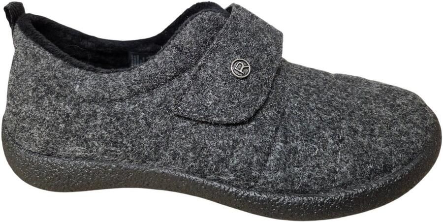 Rohde 2007 82 Pantoffel Sloffen Grijs Vilt Dames Grijs