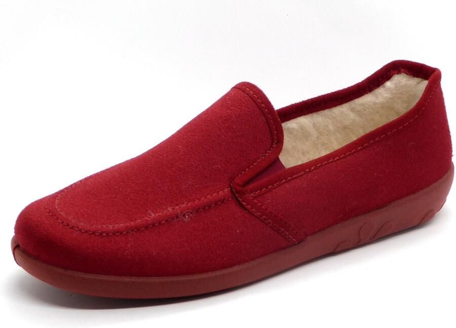 Rohde 2224 Volwassenen Dames pantoffels Kleur Rood