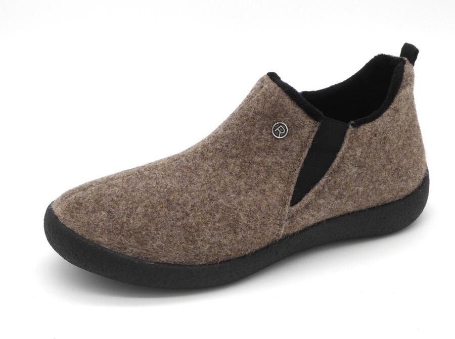 Rohde Dames Pantoffel Hoog 2010-17 Donkerbeige