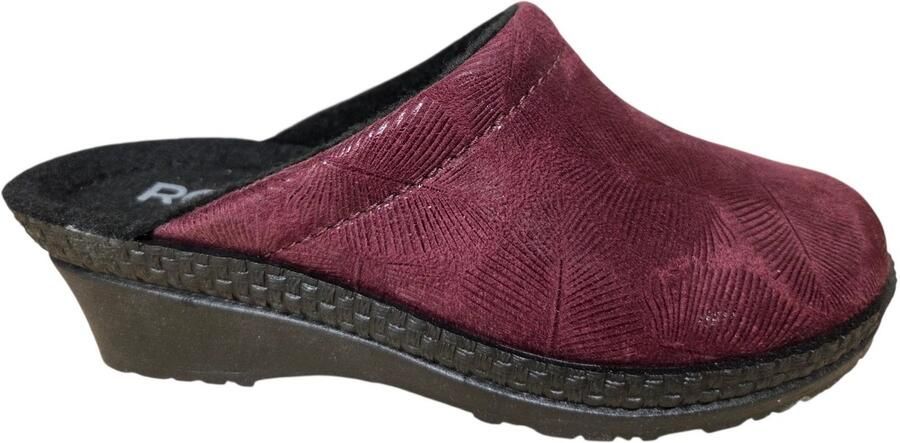 Rohde Dames Pantoffel Muil 2450-48 Wijnrood