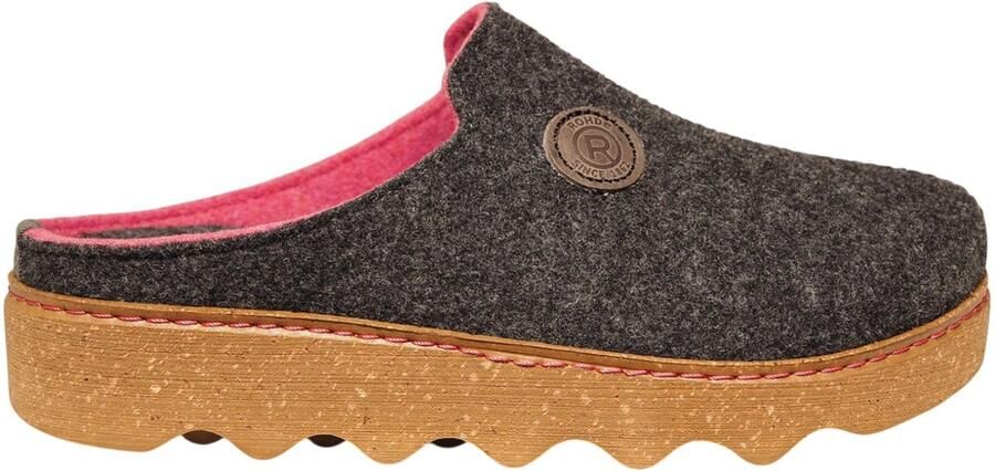Rohde Pantoffels Foggia Pantoffel slof clog huis-slipper met profielzool