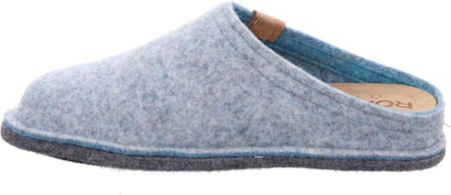 Rohde Pantoffels Lucca Clog pantoffel homeslipper in gemêleerde uitstraling