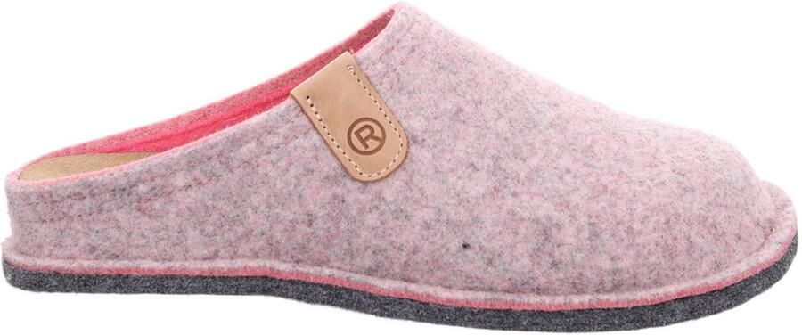 Rohde Pantoffels Lucca Clog pantoffel homeslipper in gemêleerde uitstraling