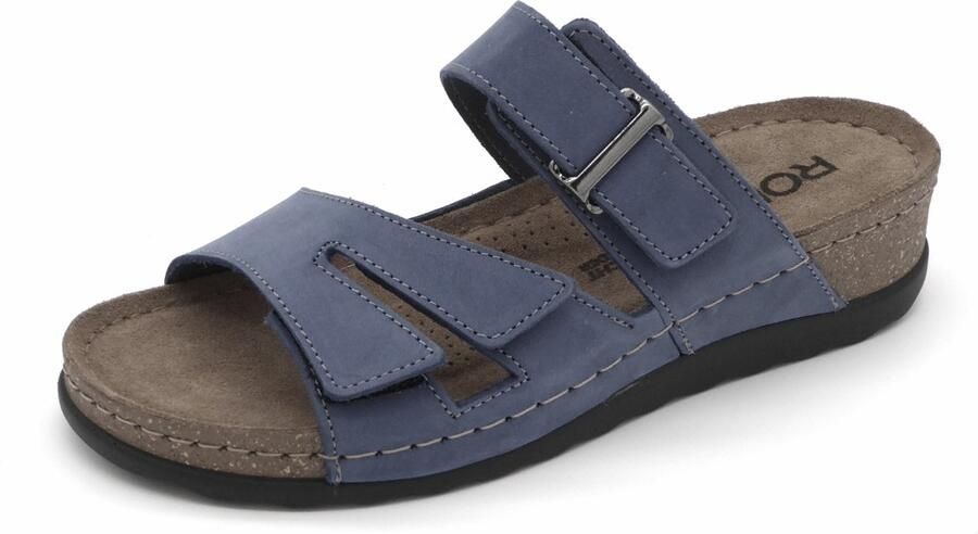 Rohde Dames Slipper 5433-54 Kobaltblauw
