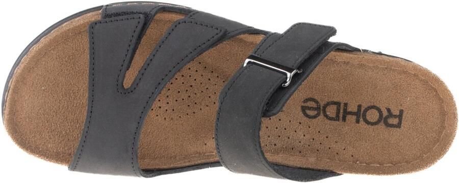 Rohde Dames Slipper 5433-90 Zwart