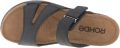 Rohde Dames Slipper 5433-90 Zwart - Zwart