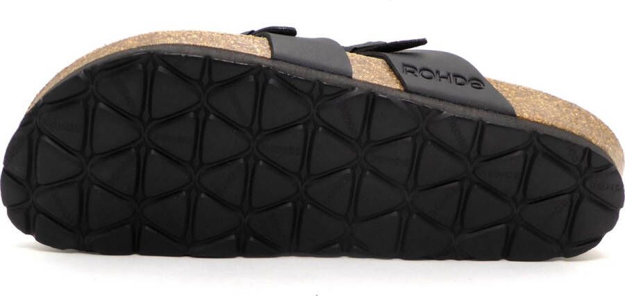 Rohde Teenslippers zacht voetbed Zwart 5594 - Foto 5