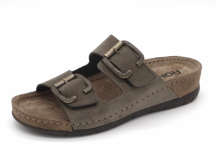 Rohde Dames Slipper 5855-61 Olijfgroen