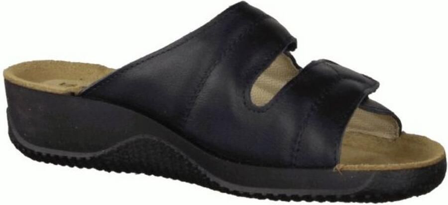 Rohde Dames Slipper Klittenbandsluiting Blauw - Foto 3