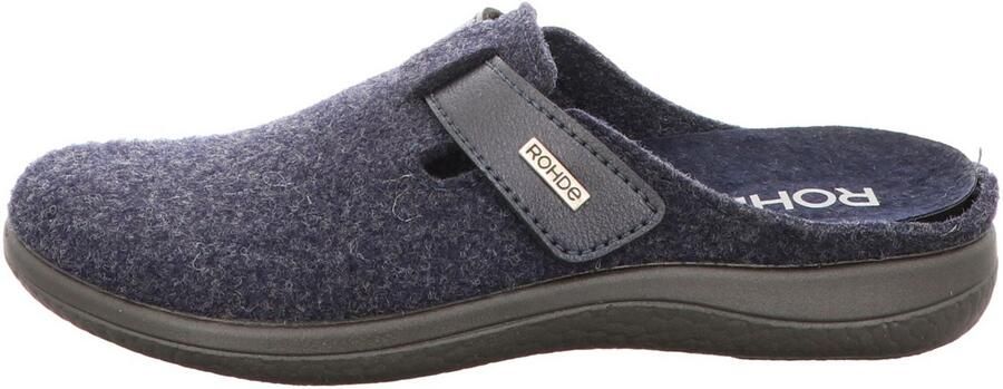 Rohde Pantoffels Bari Pantoffel clog met klittenbandriempje