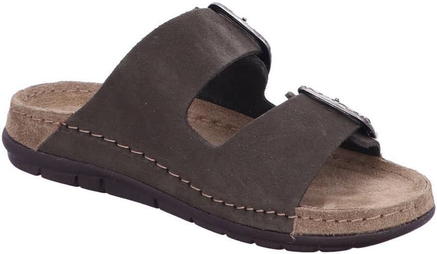 Rohde dames slippers olijfgroen